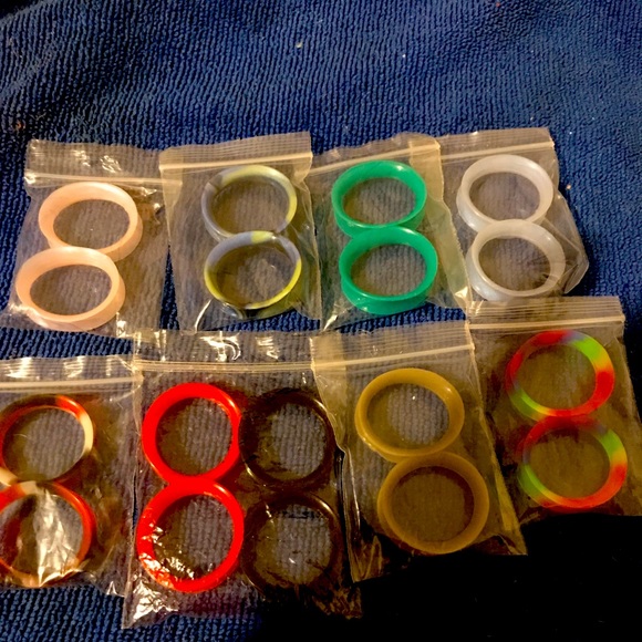 unknown Other - The black one I wore them irritated my ears 1 inch silicone tunnels they glow